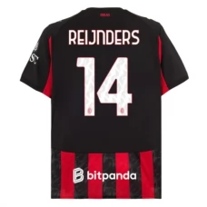 AC Milan Reijnders 14 Kotipelipaita 2025-26 Jalkapallo Pelipaidat Peliasut