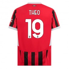 AC Milan Theo 19 Kotipelipaita 2024-25 Jalkapallo Pelipaidat Peliasut