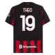 AC Milan Theo 19 Kotipelipaita 2025-26 Jalkapallo Pelipaidat Peliasut