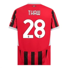 AC Milan Thiaw 28 Kotipelipaita 2024-25 Jalkapallo Pelipaidat Peliasut