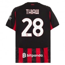 AC Milan Thiaw 28 Kotipelipaita 2025-26 Jalkapallo Pelipaidat Peliasut