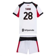AC Milan Thiaw 28 Lasten Vieraspelipaita 2025-26 Jalkapallo Pelipaidat Peliasut