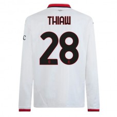 AC Milan Thiaw 28 Vieraspelipaita 2024-25 Jalkapallo Pelipaidat Peliasut(L/S)