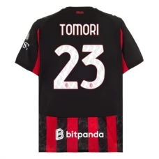 AC Milan Tomori 23 Kotipelipaita 2025-26 Jalkapallo Pelipaidat Peliasut
