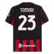 AC Milan Tomori 23 Kotipelipaita 2025-26 Jalkapallo Pelipaidat Peliasut