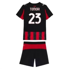 AC Milan Tomori 23 Lasten Kotipelipaita 2025-26 Jalkapallo Pelipaidat Peliasut