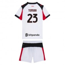 AC Milan Tomori 23 Lasten Vieraspelipaita 2025-26 Jalkapallo Pelipaidat Peliasut