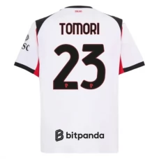 AC Milan Tomori 23 Vieraspelipaita 2025-26 Jalkapallo Pelipaidat Peliasut