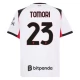 AC Milan Tomori 23 Vieraspelipaita 2025-26 Jalkapallo Pelipaidat Peliasut