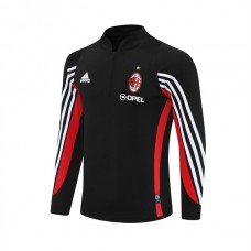 AC Milan Treeni Collegepaita 2003-04 - 1-4 Zip Retro Musta