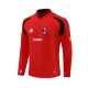 AC Milan Treeni Collegepaita 2004-05 - 1-4 Zip Retro Punainen