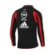 AC Milan Treeni Collegepaita 2005-06 - 1-4 Zip Retro Musta