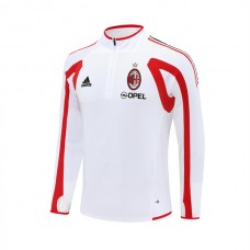 AC Milan Treeni Collegepaita 2005-06 - 1-4 Zip Retro Valkoinen