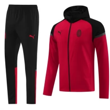 AC Milan Treenitakki Suits 2024-25 - Huppari Punainen
