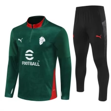 AC Milan Verryttelypuku 2025-26 - 1-4 Zip Vihreä