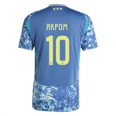 AFC Ajax Akpom 10 Vieraspelipaita 2024-25 Jalkapallo Pelipaidat Peliasut
