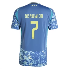 AFC Ajax Bergwijn 7 Vieraspelipaita 2024-25 Jalkapallo Pelipaidat Peliasut