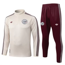 AFC Ajax Lasten Verryttelypuku 2025-26 - 1-4 Zip Beige