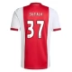 AFC Ajax Šutalo 37 Kotipelipaita 2025-26 Jalkapallo Pelipaidat Peliasut