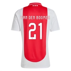 AFC Ajax Van Den Boomen 21 Kotipelipaita 2024-25 Jalkapallo Pelipaidat Peliasut