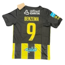 Al-Ittihad Club Benzema 9 Kotipelipaita 2023-24 Jalkapallo Pelipaidat Peliasut