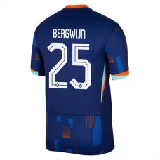 Alankomaat Bergwijn 25 Vieraspelipaita EM 2024 Jalkapallo Pelipaidat Peliasut