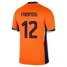 Alankomaat Frimpong 12 Kotipelipaita EM 2024 Jalkapallo Pelipaidat Peliasut