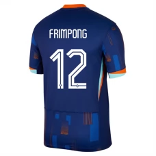 Alankomaat Frimpong 12 Vieraspelipaita EM 2024 Jalkapallo Pelipaidat Peliasut