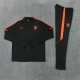 Alankomaat Lasten Tracksuit 2026-27 - 1-4 Zip Musta