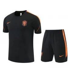 Alankomaat Lasten Tracksuit(Paita+Shorts) 2026-27 Musta