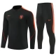 Alankomaat Tracksuit 2026-27 - 1-4 Zip Musta