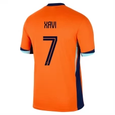 Alankomaat Xavi 7 Kotipelipaita EM 2024 Jalkapallo Pelipaidat Peliasut
