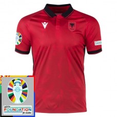 Albania Kotipelipaita EM 2024 Jalkapallo Pelipaidat Peliasut Patch