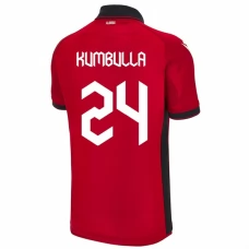 Albania Kumbulla 24 Kotipelipaita EM 2024 Jalkapallo Pelipaidat Peliasut