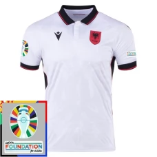 Albania Vieraspelipaita EM 2024 Jalkapallo Pelipaidat Peliasut Patch