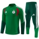Algeria Lasten Tracksuit 2026-27 - 1-4 Zip Vihreä