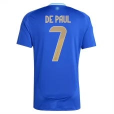 Argentiina De Paul 7 Vieraspelipaita Copa América 2024 Jalkapallo Pelipaidat Peliasut
