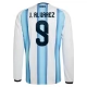 Argentiina J.Alvarez 9 MM Kotipaita 2026 Pelipaita Long Sleeve