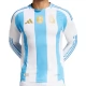 Argentiina Kotipelipaita Copa América 2024 Jalkapallo Pelipaidat Peliasut(L/S)