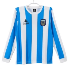 Argentiina Kotipelipaita Retro 1986 Jalkapallo Pelipaidat Peliasut(L/S)