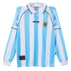 Argentiina Kotipelipaita Retro 1996-97 Jalkapallo Pelipaidat Peliasut(L/S)