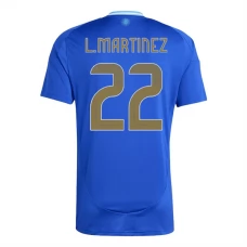 Argentiina L.Martinez 22 Vieraspelipaita Copa América 2024 Jalkapallo Pelipaidat Peliasut