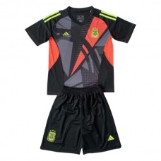 Argentiina Maalivahdin Lasten Kotipelipaita Copa América 2024 Jalkapallo Pelipaidat Peliasut