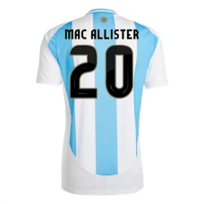 Argentiina Mac Allister 20 Kotipelipaita Copa América 2024 Jalkapallo Pelipaidat Peliasut