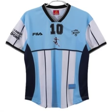 Argentiina Maradona 10 Kotipelipaita Retro 2001 Jalkapallo Pelipaidat Peliasut