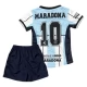 Argentiina Maradona 10 Lasten Kotipelipaita Retro 2001 Jalkapallo Pelipaidat Peliasut