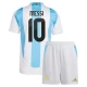 Argentiina Messi 10 Lasten Kotipelipaita Copa América 2024 Jalkapallo Pelipaidat Peliasut