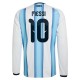 Argentiina Messi 10 MM Kotipaita 2026 Pelipaita Long Sleeve