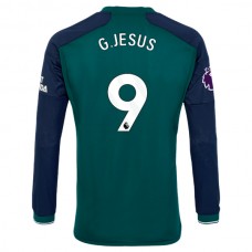 Arsenal FC G.Jesus 9 Kolmas Pelipaita 2023-24 Jalkapallo Pelipaidat Peliasut(L/S)