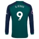 Arsenal FC G.Jesus 9 Kolmas Pelipaita 2023-24 Jalkapallo Pelipaidat Peliasut(L/S)